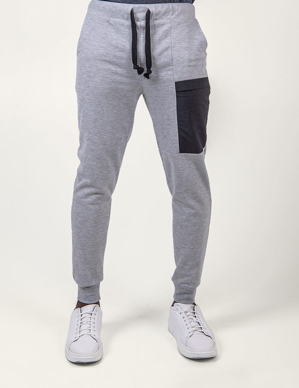 FASHION JOGGER WITH NYLON CONTRAST